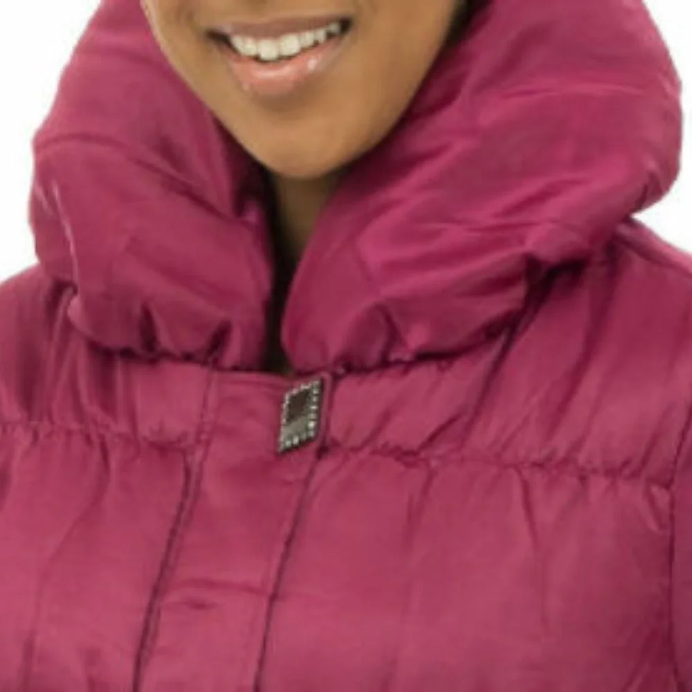 NEW Y2K Kimora Lee Baby Phat Quilted Coat Puffer Jacket Pink XL